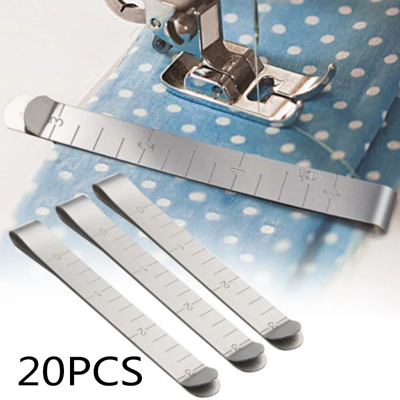 20 шт. зажимы из нержавеющей стали для конопляния измерительная линейка швейные