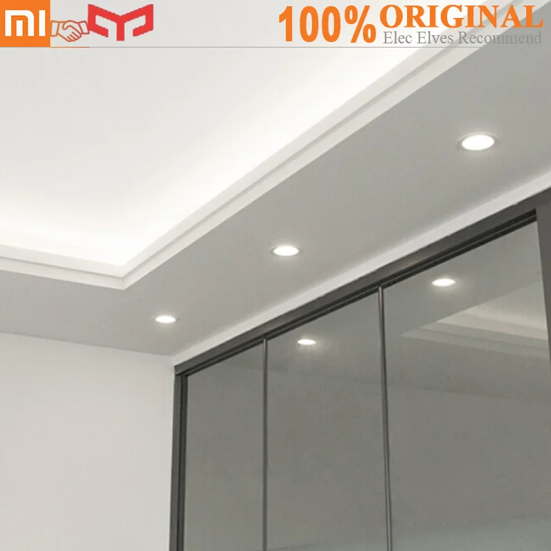 Xiaomi Yeelight 5 Вт К 4000 к 400lm светодио дный светодиодный потолочный встраиваемый