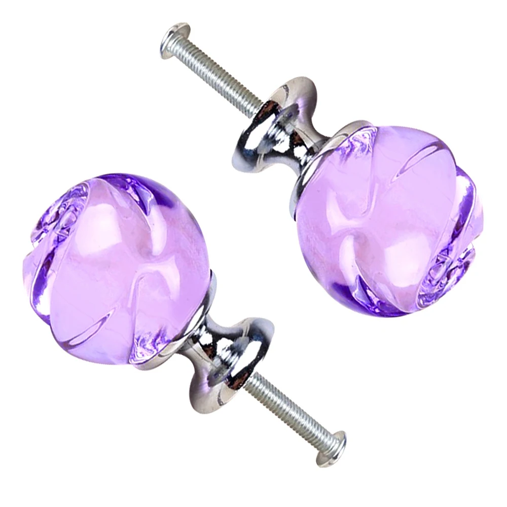 Хрустальная прозрачная дверь выдвижной ящик для шкафа Мебельная ручка с резьбой