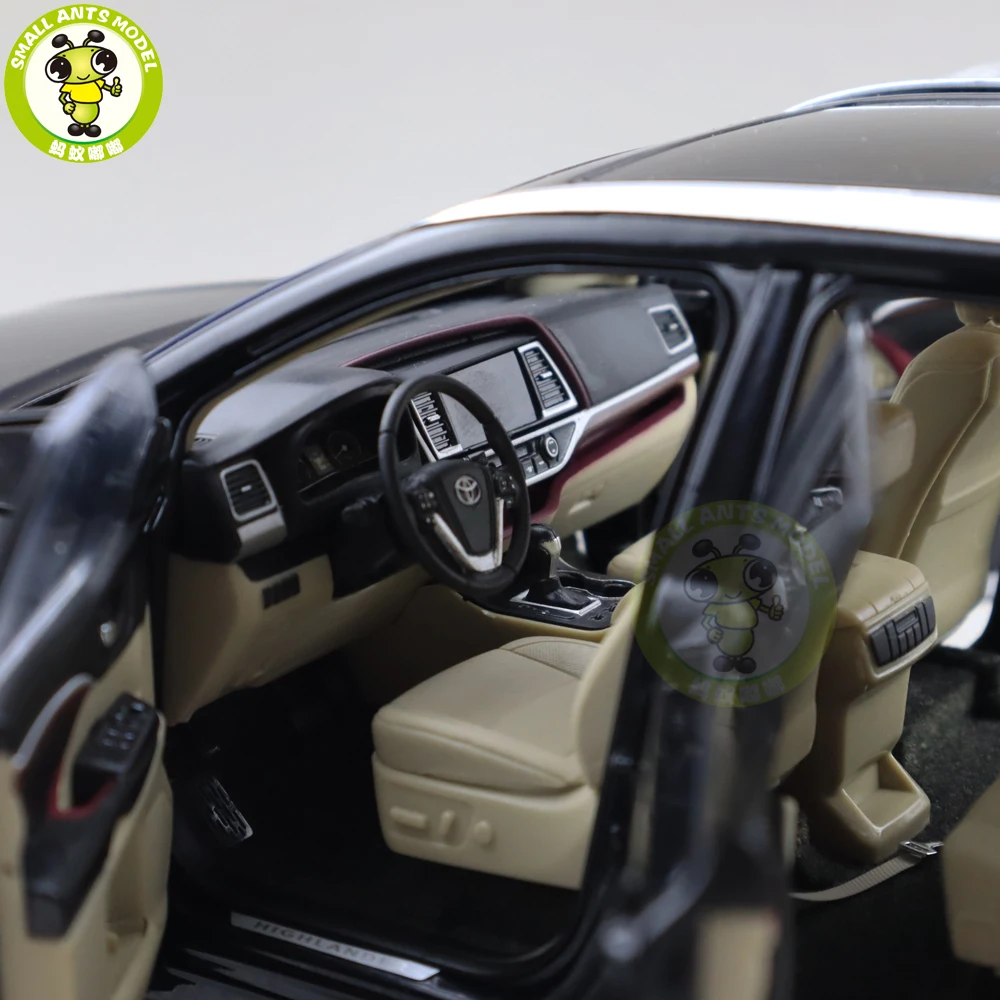 1/18 хайландер 2018 литья под давлением модель автомобиля suv игрушки детские черные