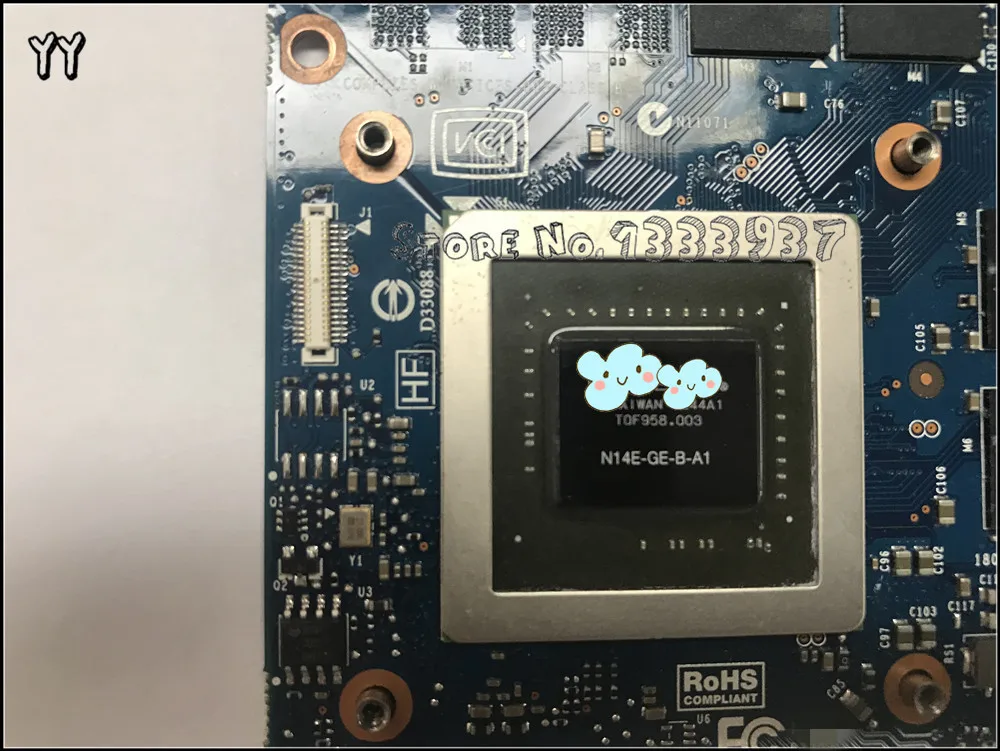 Бесплатная доставка Для geforce GTX765M GTX765 N14E-GE-B-A1 GTX 765M 2G Графика видеокарта для M17X R3 R4 R5