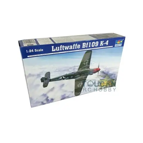 TRUMPETER 02418 1/24 Luftwaffe BF109 K 4 набор пластиковых самолетов статическая модель игрушки