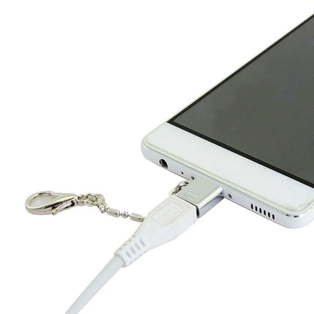 Мини USB Type C OTG адаптер для компьютерных аксессуаров Macbook Huawei P20 Lite папа к Micro/USB