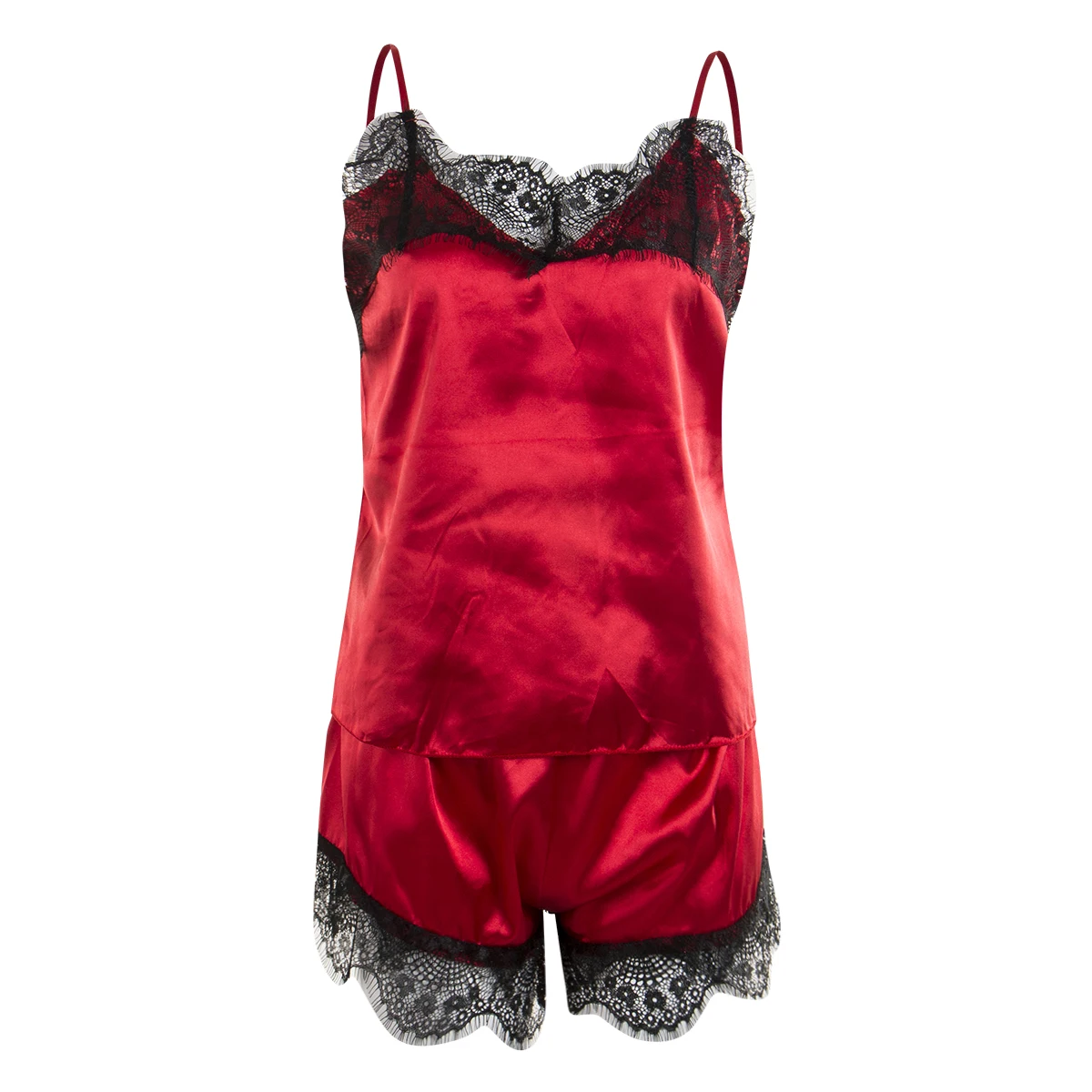 2 шт. женское сексуальное атласное кружевное шелковое платье банное нижнее белье