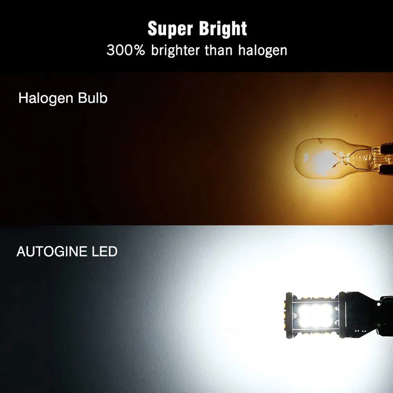 1300 люмен ошибок W16W T15 светодиодный лампы 3030 24SMD для Фары заднего хода резервного