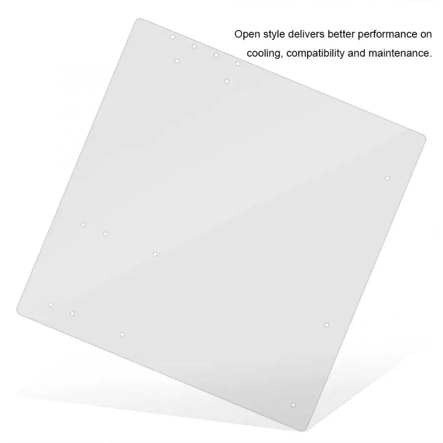 Открытая рамка Прозрачный Акриловый оверлок чехол для компьютера DIY подставка M