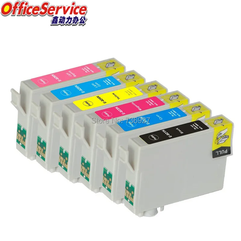 10X совместимый картридж T0821N 82N для Epson Stylus Photo TX650 TX700W TX710W T50 R290 струйный принтер |