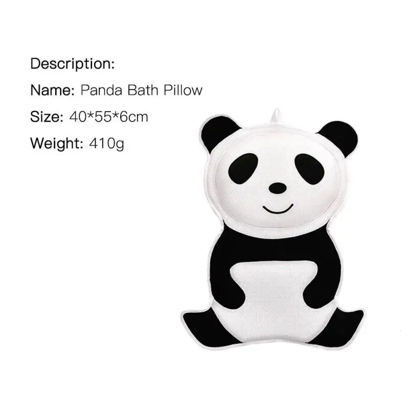 5D высокой плотности панда Ванна подушки с присосками комфорт не скользит для