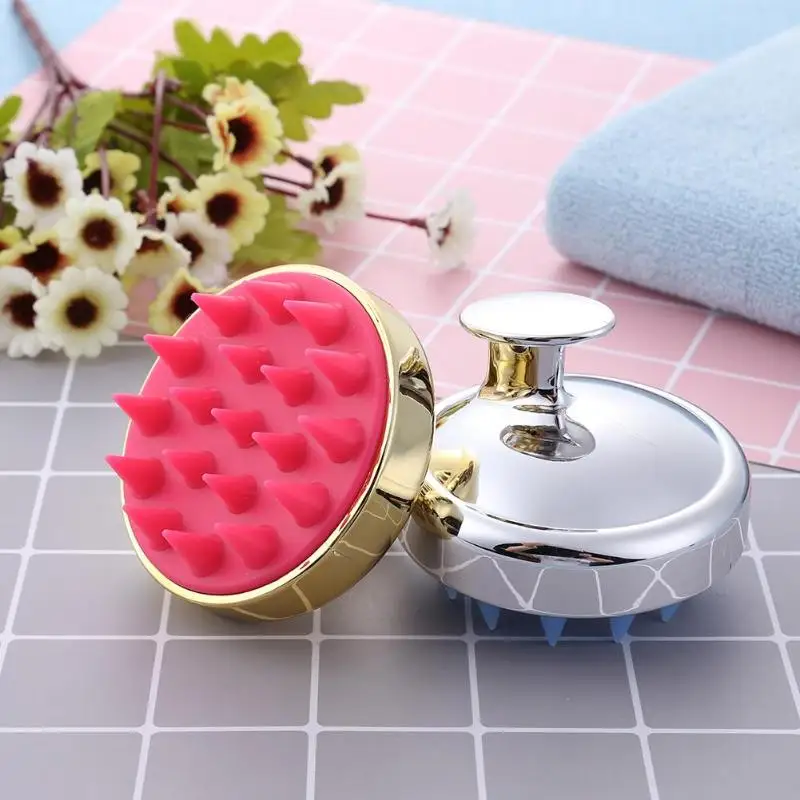 1 шт. силиконовая щетка для массажа кожи головы|Массажная расческа| |