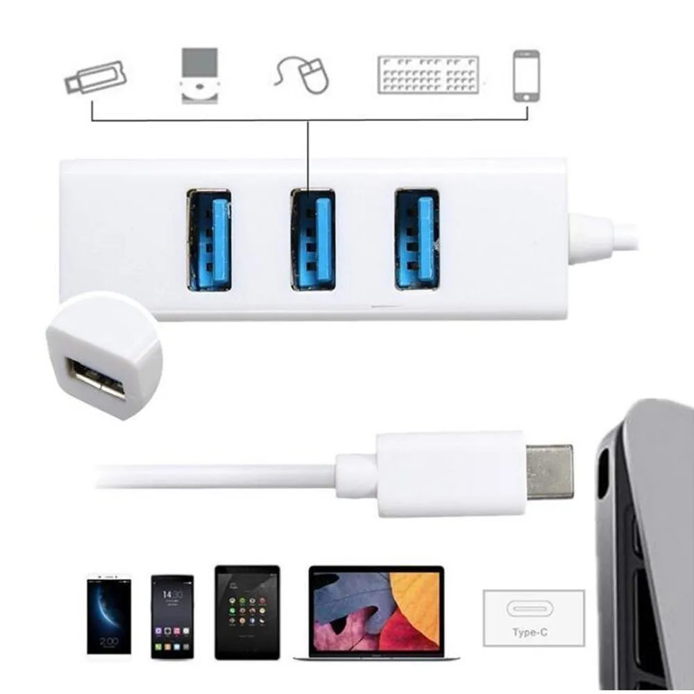 Usb-разветвитель usb-c/Usb 2 0 4 порта Micro Usb 3 1