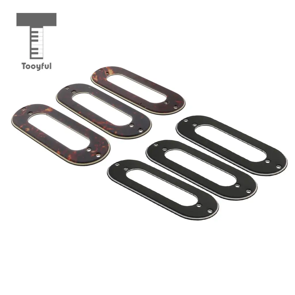 3pcs Metal Durable Fine Workmanship Single Coil Pickup Frame Mounting Rings for Musical Instruments Electric Guitar Parts | Спорт и