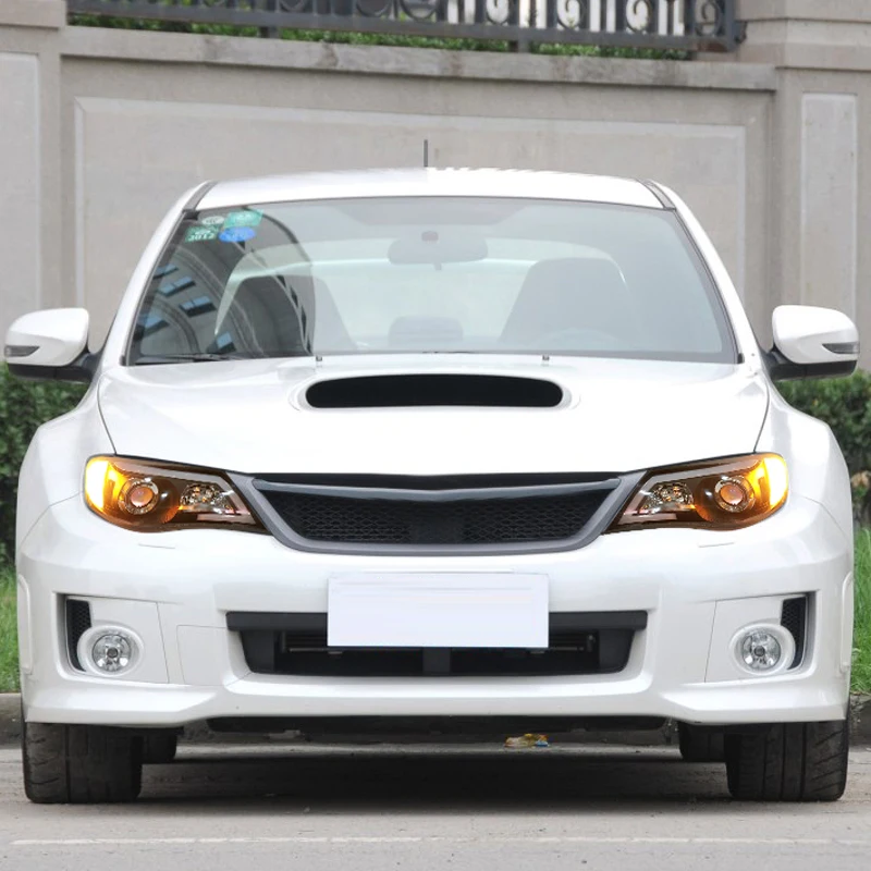 ROADOT для Subaru Impreza WRX STI светодиодные фары drl hid Bi Xenon объектив Низкий Луч