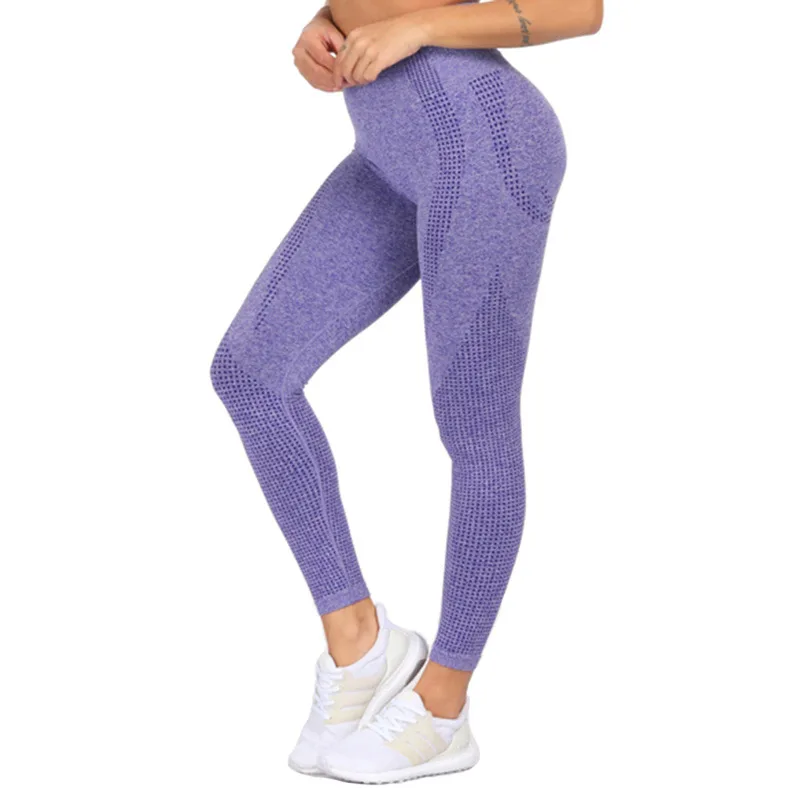 

High Waisted Dot Seamless Yoga Pants Stretchy Vital Seamless Leggings Women Tummy Control Gym Legging Athletic Sport Leggings