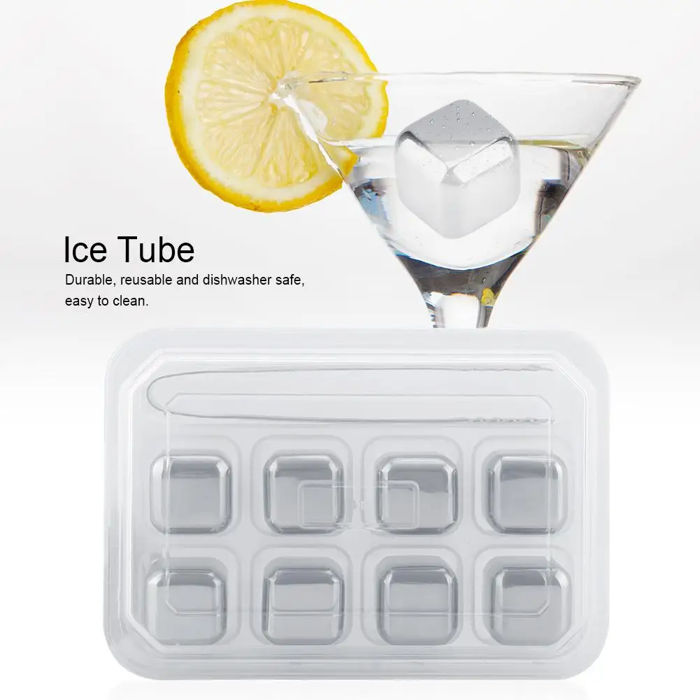 Многоразовое ведро для льда из нержавеющей стали виски поднос идеальный подарок
