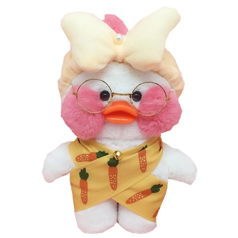 INS Lalafanfan CafeMimi милые мягкие игрушки с животными желтое розовое белое платье куклы