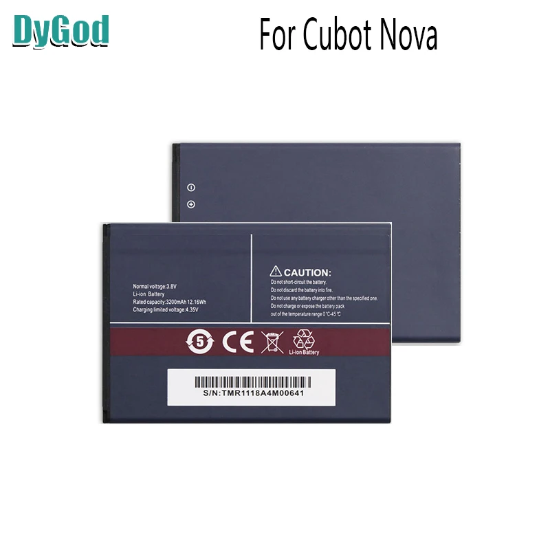 DyGod 3200 мАч для Cubot Nova Экстрим Замена батареи Bateria Аккумулятор Мобильный телефон