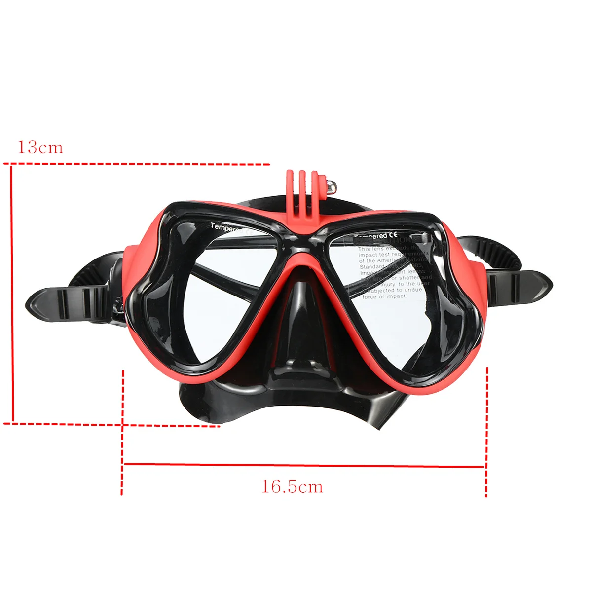 Professional Scuba Diving Mask Anti-fog Snorkel Swimming Goggles Glasses for GoPro Little ant Sports Camera Underwater Parts | Спорт и