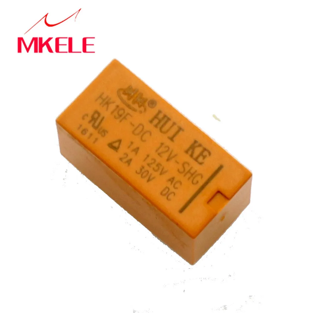 5 шт./10 шт. для Dc 12 В Shg катушки Dpdt 8 Pin 2no 2nc Мини реле питания Pcb типа hui Ke Mk-hk19f-dc 12 В