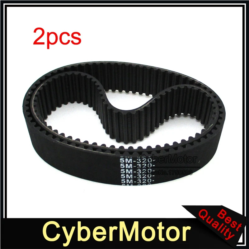 2 шт. ремень сцепления привода 5M 320 25 для электрического газового скутера Bladez Moby S X