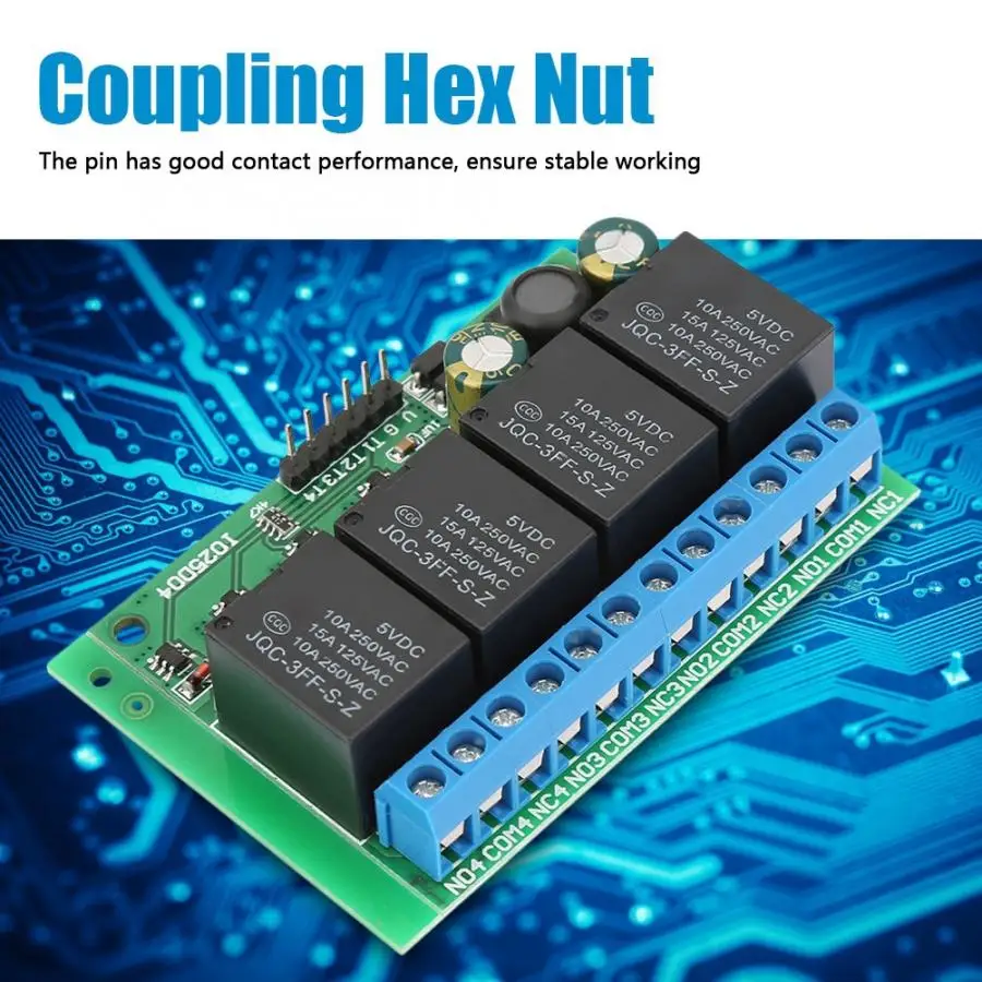 4 канальный переключатель с низким импульсным триггером самоблокирующийся