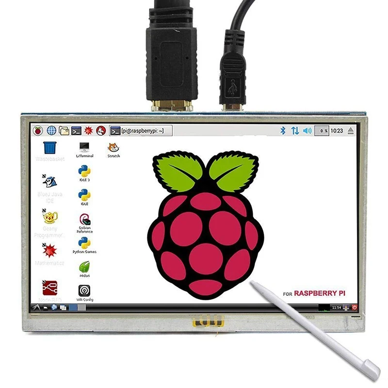 ЖК дисплей Aokin для Raspberry Pi 3 сенсорный экран 5 &quot5&quot 7 &quot480x320 Lcd 800*480 модуль монитор 2b