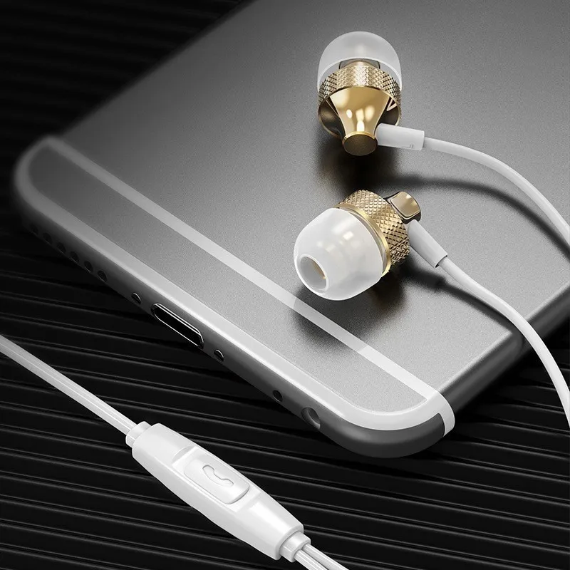 Наушники-вкладыши CHYI Hi-Fi гарнитура стереонаушники с микрофоном проводные