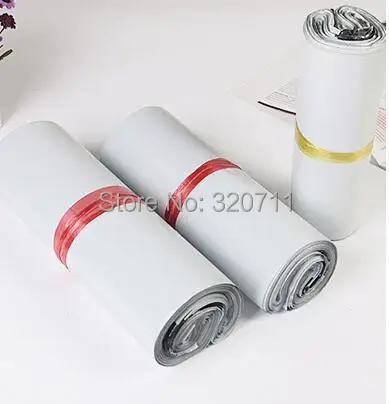 800 шт. оптом 17x26 + 4 см LDPE Пластиковый упаковочный пакет Лидер продаж белые