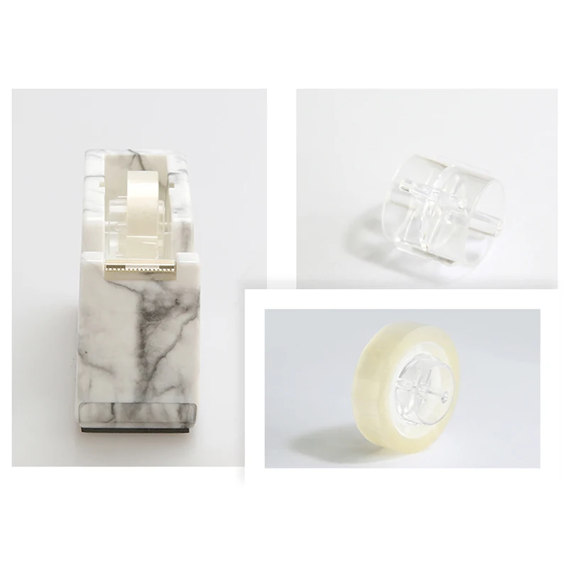 AAAJ-NEVER Marble Edition Masking Tape Cutter Adhesive Dispenser office accessories Stationery Stat | Канцтовары для офиса и