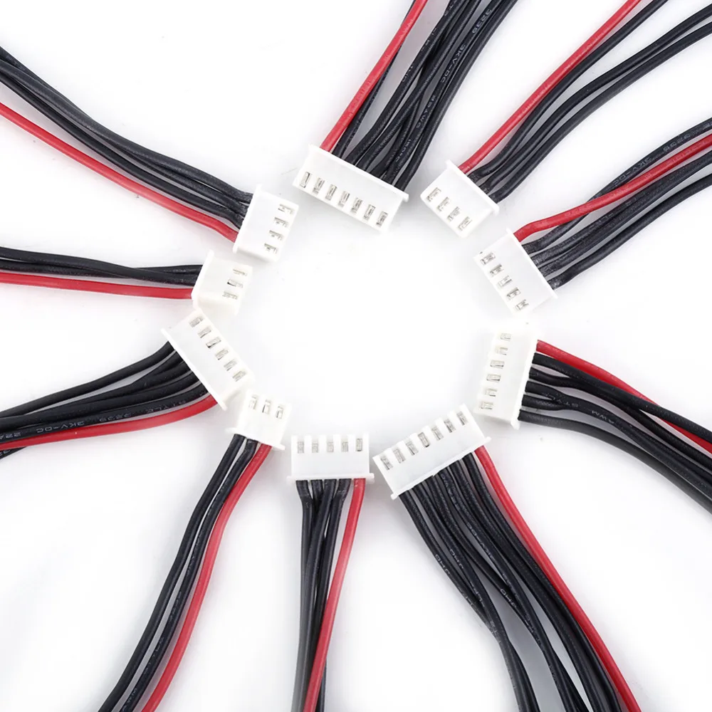 10 шт./компл. см 22AWG 2 6S соединитель баланса зарядного устройства силиконовый