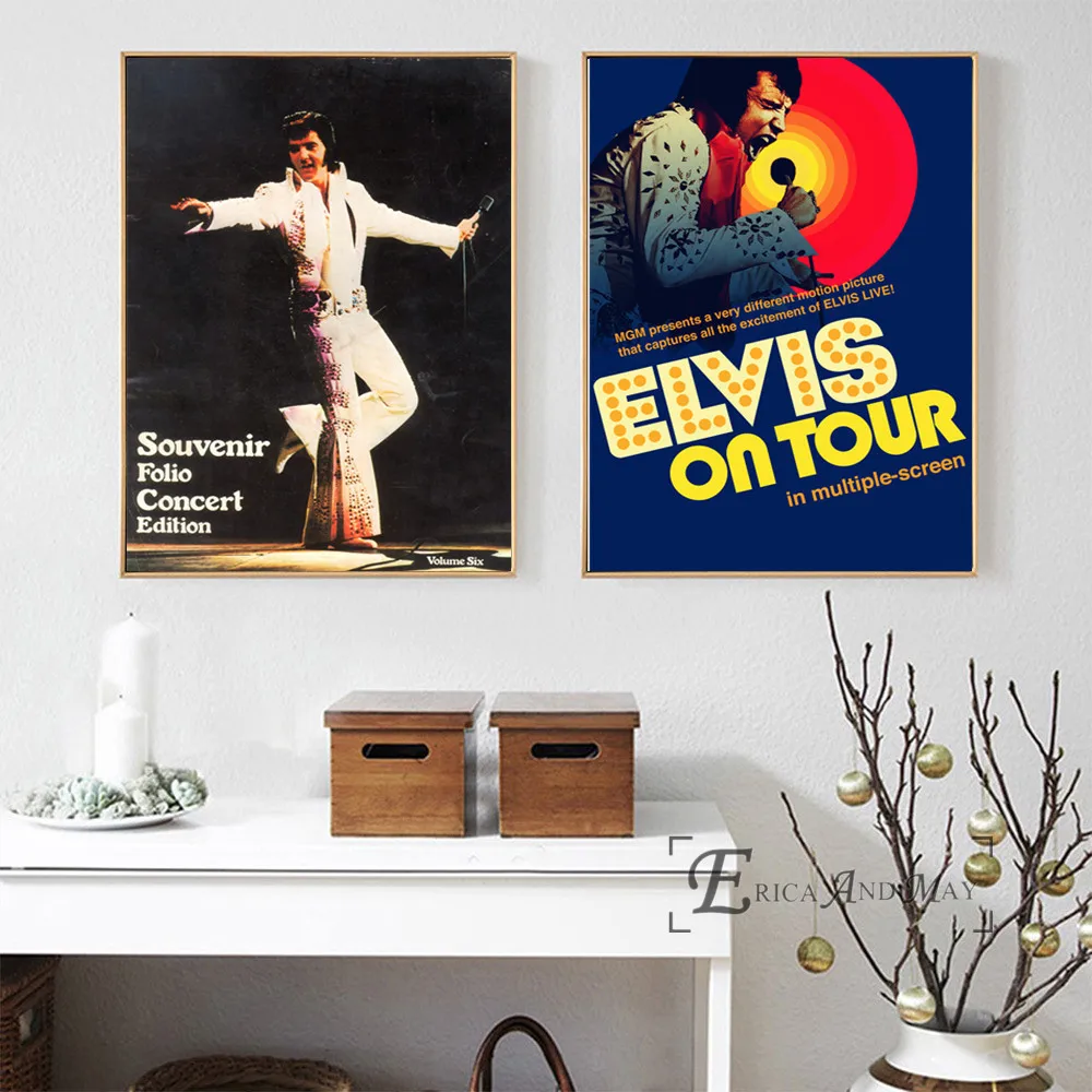 Классический постер и печать на холсте Elvis Presley картина стену украшение для
