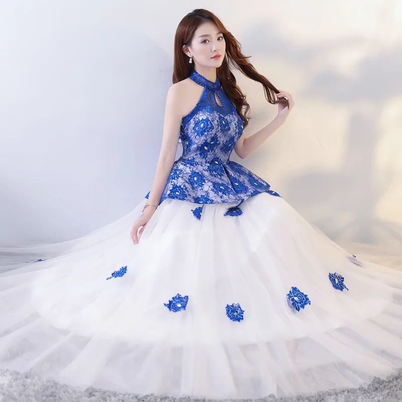 Традиционное китайское свадебное платье Qipao длинные женские атласные платья