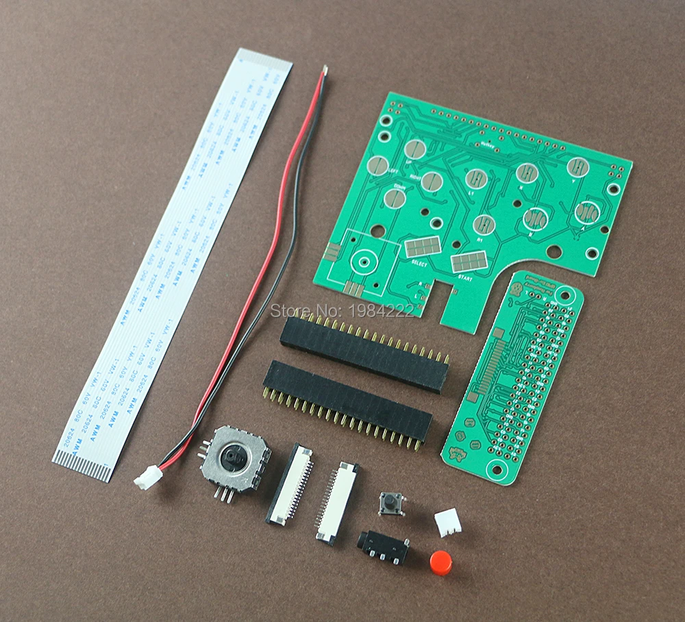 20 компл./лот DIY 6 кнопками доски PCB переключатель разъем провода комплект для Raspberry