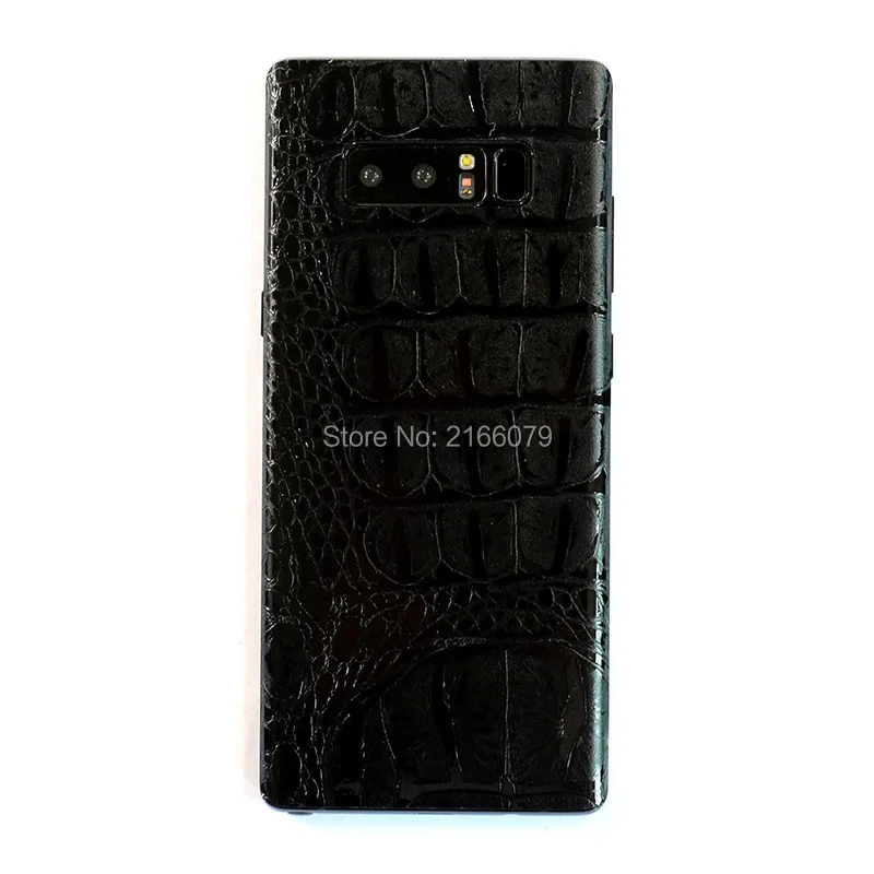 For Samsung Galaxy Note 5 7 8 9 S10 10Plus 10e S9 S8 Crocodile Pattern Leather Full Back Cover Matte Decals Wrap Sticker Film |