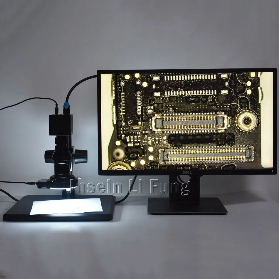 1080 P 4 K 8MP видео индустрии Цифровые микроскопы HDMI Камера + 10X 200X Регулируемая