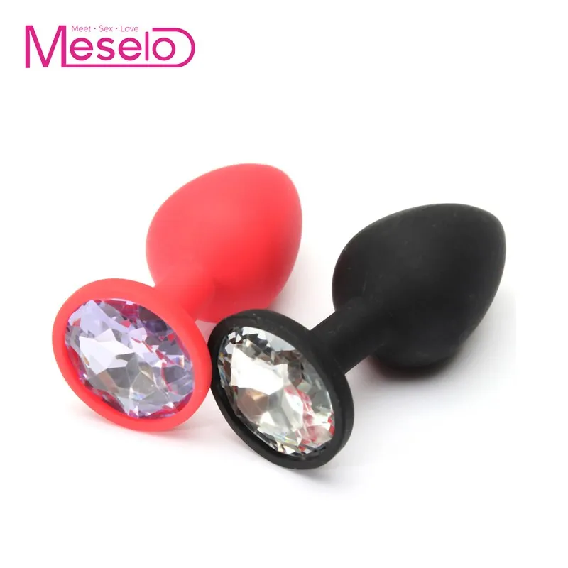 Секс-игрушки Meselo для взрослых пробка-вибратор фаллоимитатор силиконовые