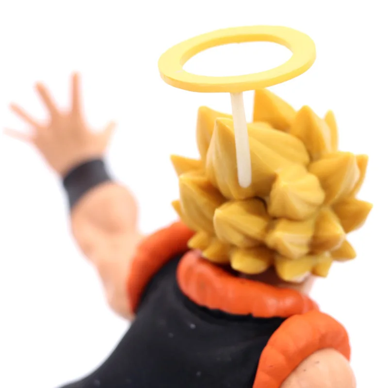 DIANXIA H18CM аниме Dragon Ball Z Супер сайян Вегета Сон Гоку партнер Ангел Aureole ПВХ фигурка