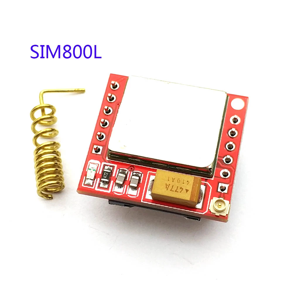 Наименьший SIM800L GPRS GSM модуль Micro SIM карта основная плата четырехдиапазонный TTL