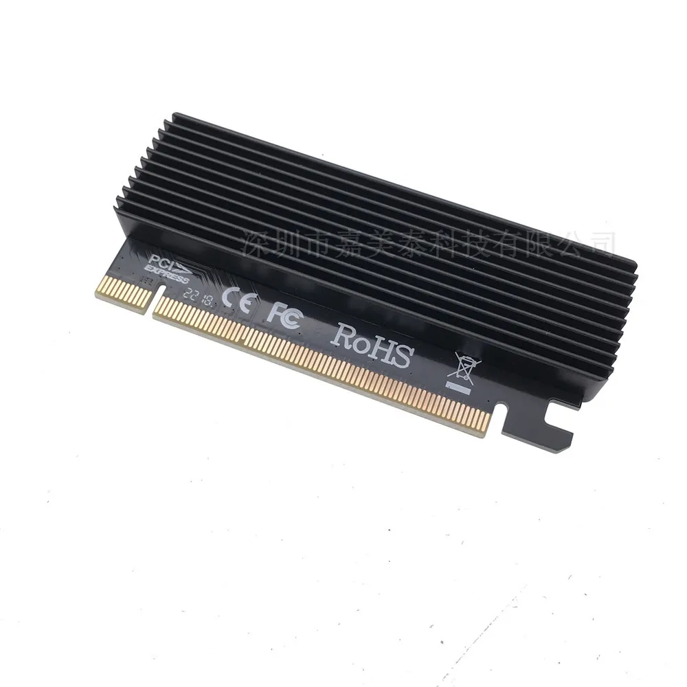 NGFF NVME адаптер карта M.2 к PCI E 3 0 16X конвертер Riser алюминий с жестким диском
