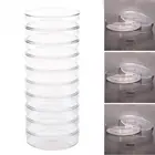 10 шт. 35 мм прозрачные чашки Петри доступные для ячеек микроорганизмов прозрачный стерильный химический инструмент Прямая доставка #20