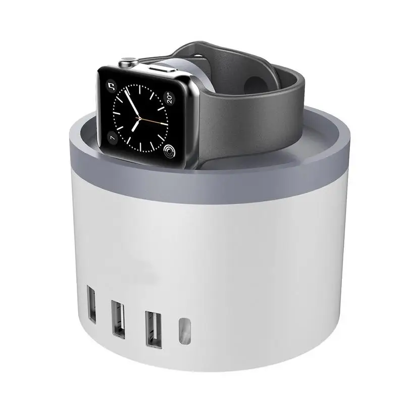 Зарядное устройство для умных часов 3 в 1 Подставка зарядки Apple Watch/Fitbit Blaze/iPhone