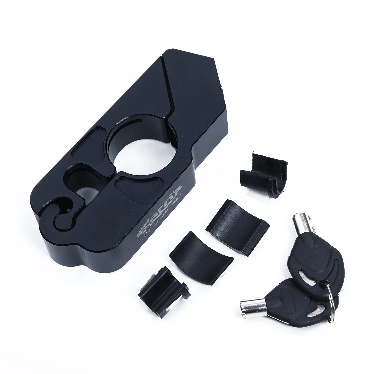 Black CNC Aluminum Motorcycle Handlebar Grips Security Lock Fits most scooters motorcycles and ATV/'s | Автомобили и