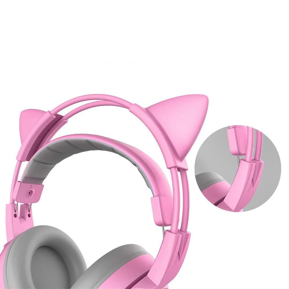 SOMIC G951S PINK кошачьими ушками игровые наушники гарнитуры светодио дный 3 5 мм Jack