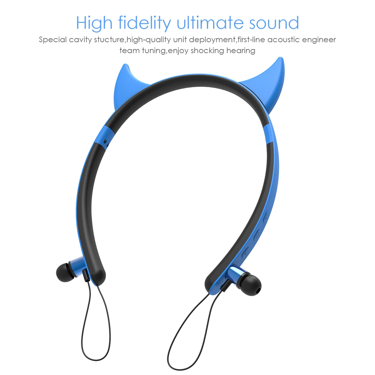 Bluetooth наушники SOONHUA с милыми кошачьими ушками магнитные спортивные вкладыши