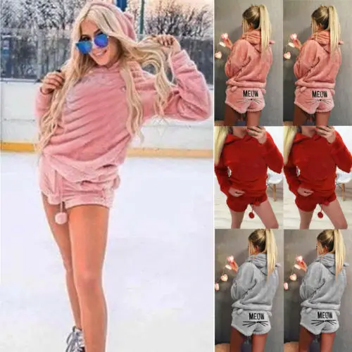 

Autumn Winter New Women's Cute Pajamas Set Warm Nightgown Female Cartoon Animal Pants Sleepwear Dropshipping