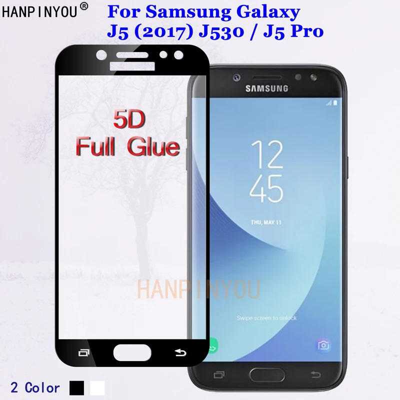 

Защитная пленка для Samsung Galaxy J5 (2017) J530 / J5 Pro 5,2 "5D закаленное стекло с полным покрытием 9H Premium