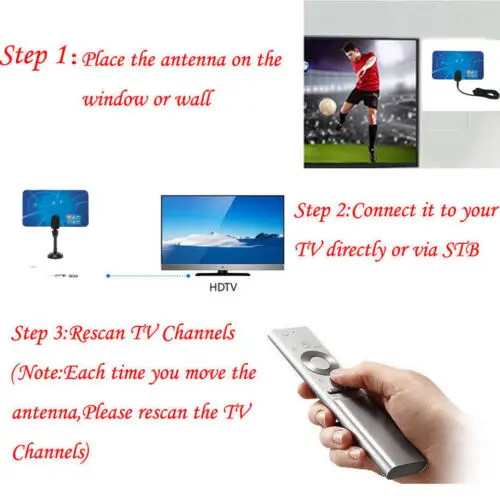 ТВ 200 Миля Диапазон антенны цифровой HD Skylink 4K Крытый HDTV Новый | Электроника