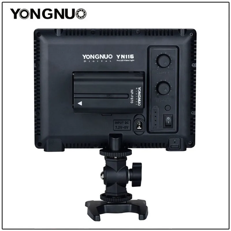 YONGNUO YN116 SMD светодиодная двухцветная вспышка для видеосъемки 3200-5500K