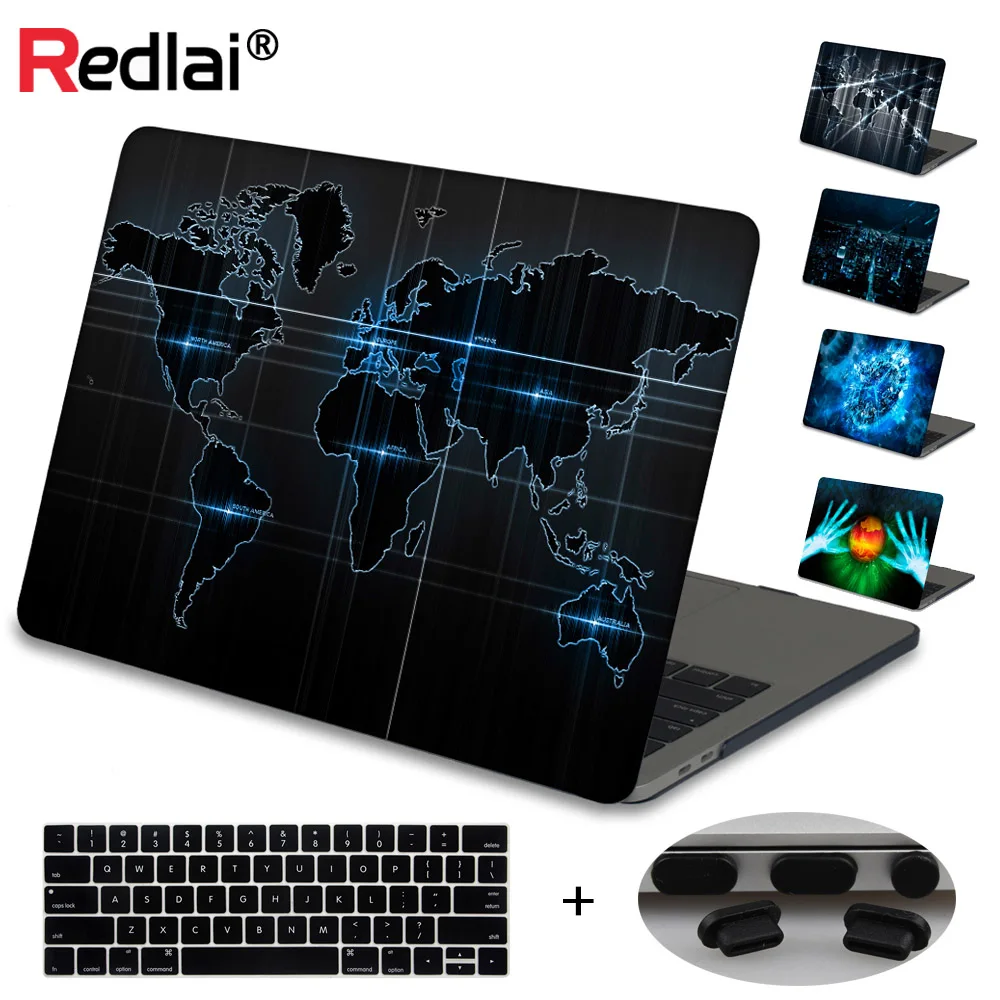 Redlai для Apple MacBook Air 13 дюймов Чехол 2019 A1932 Mac book Pro retina 15 Touch bar A2159 жесткий чехол с