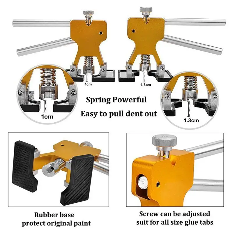Pdr Tools Car Body Remove Paintless Dent Repair Tool Removal Puller Aluminum Tabs |