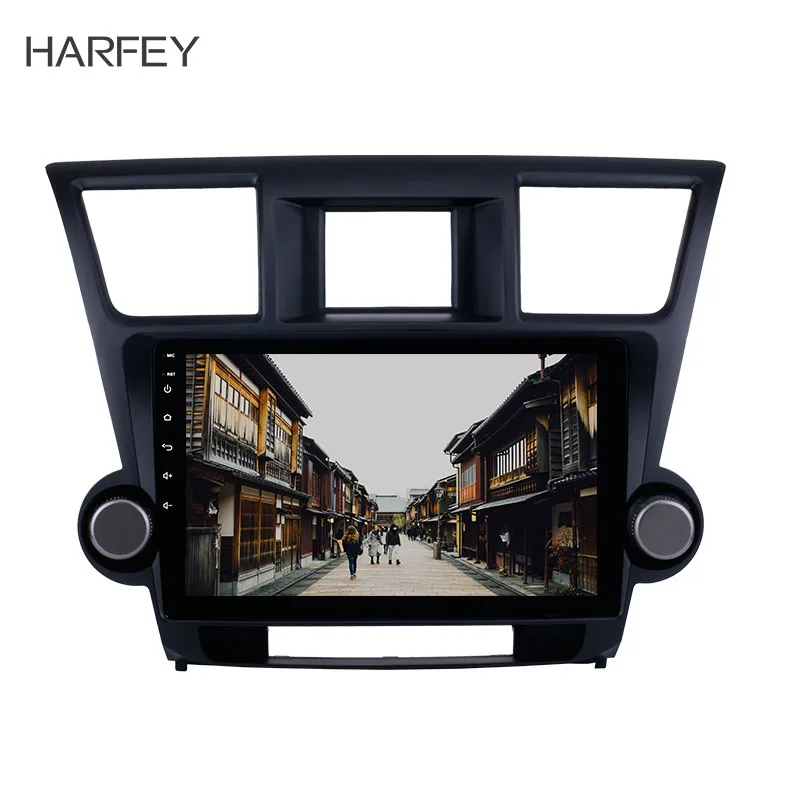 Harfey для 2014 2015 Toyota Highlander 10 1 &quotAndroid 8 Bluetooth GPS навигационная система с HD 1024*600 3G WiFi